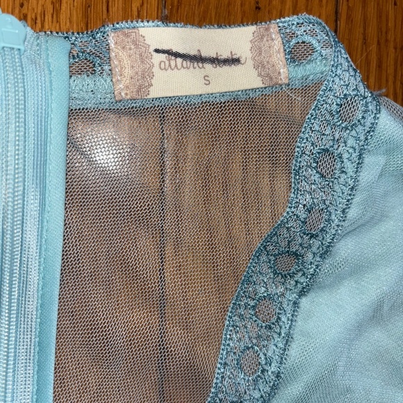 NWT Altar’d State Blue Mariska Lace Maxi Dress Sz Small - Picture 12 of 16